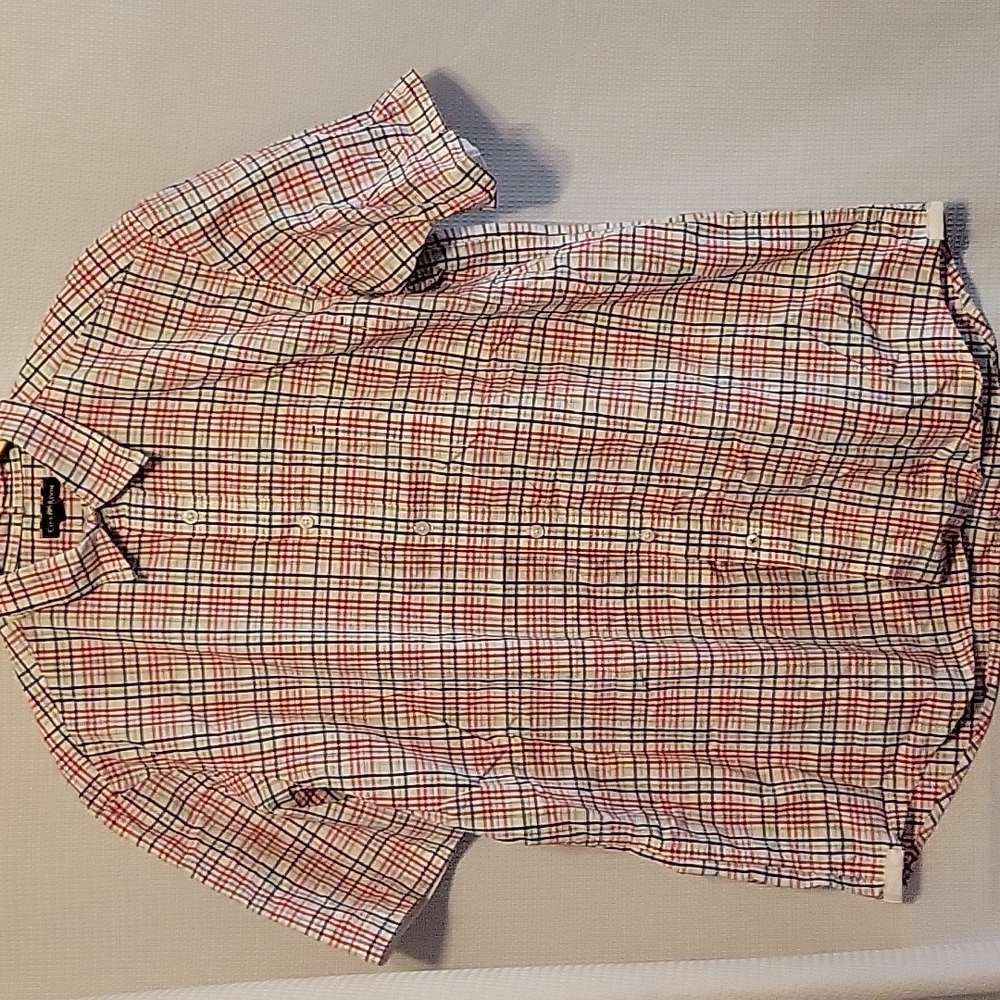 Club Room Short Sleeve Button Down Shirt